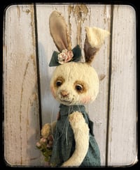Image 1 of Bernice the Bunny Rabbit folk Art spring or Easter doll