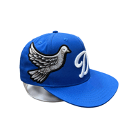 Image 2 of Double dove blue SnapBack 