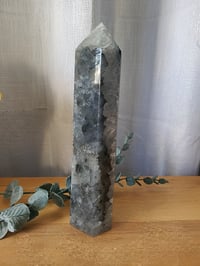 Image 5 of 1.12lb Black Agate Tower Natural Healing Crystal 