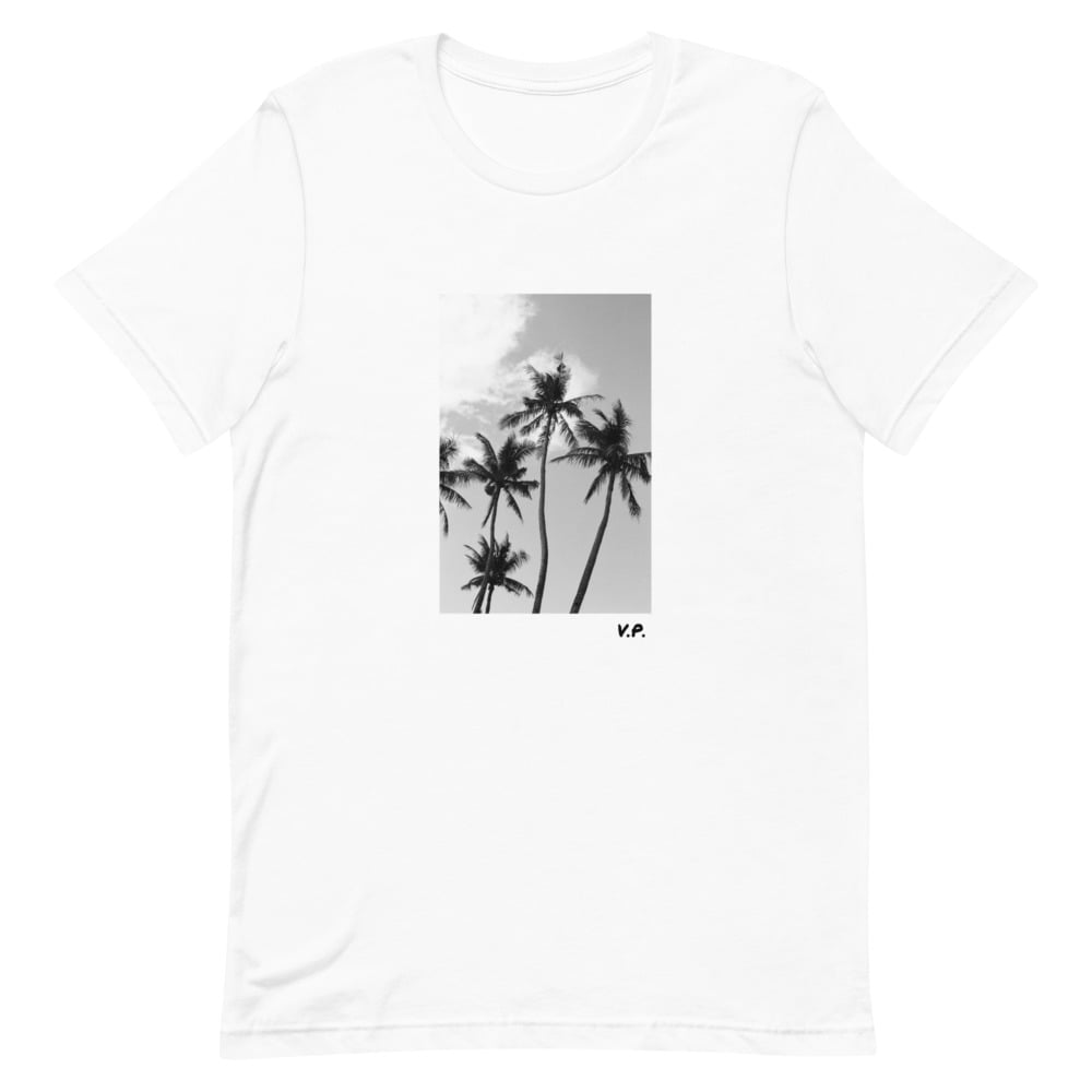 Art T-Shirt Palms Black & White - short-sleeve unisex