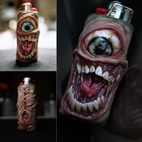 Image 6 of Custom Lighter Sleeve, Lighter Cover, Fits Regular Sized Bic Lighters, OOAK 