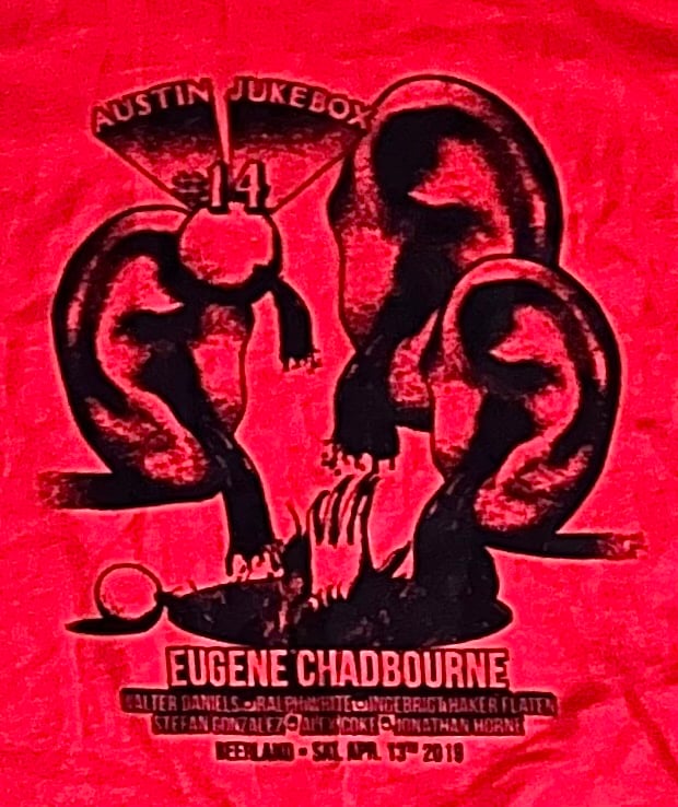Austin Jukebox #14 Official T-shirt (Eugene Chadbourne)