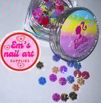 Rose AB flower rhinestones 
