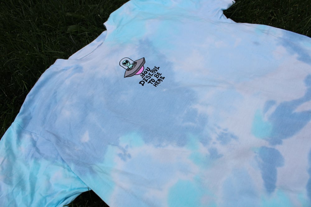 Image of Earth Day Is Everyday  2023 (Blue Tie Dye Tee)