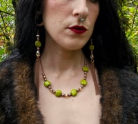 Image 2 of Green and Copper Necklace 