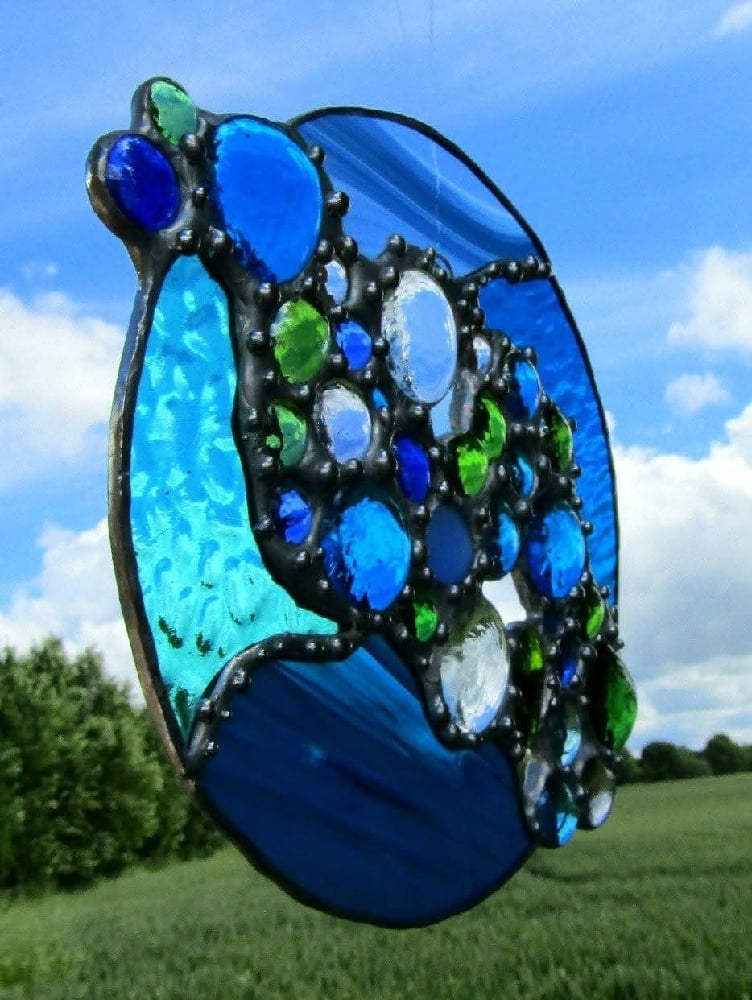 Image of Ocean Bubbles Suncatcher