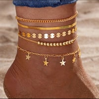 Image 1 of Gold Vintage Anklets