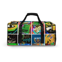 Image 1 of Funk Art Collage Duffle bag