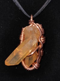 Tangerine Quartz Pendant #3 Corinto, Brazil