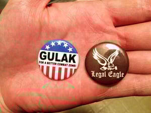 Image of Drew Gulak Buttons