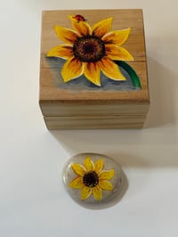 Image 14 of Hand Painted Wooden Box and ‘hug’ 