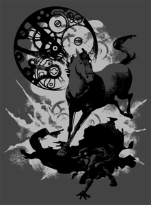 Image of Like Clockwork (Vane Black) T-Shirt