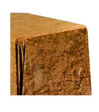 Image 3 of Velvet 90"x156" Rectangular Tablecloth - Mustard 