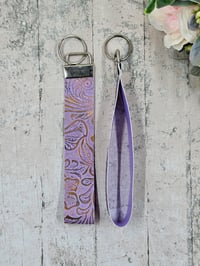 Image 3 of Vintage Embossed Wristlet Keychain