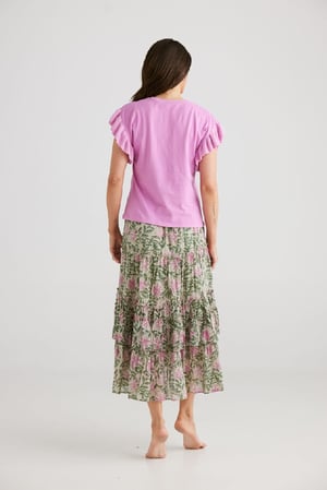 Image of Lili Tee. Mauve. By Talisman the Label.