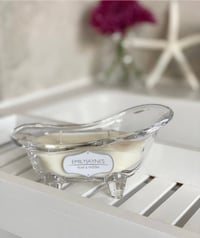 NEW Mini Glass Bathtub Candle