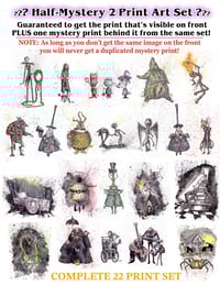 Image 1 of COMPLETE Nightmare Before Christmas Mystery 22 Print Set (Free Shipping)