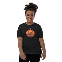 Image 5 of Youth Short Sleeve T-Shirt (M/F) - Classic Jack O Lantern