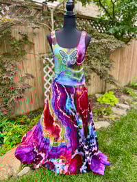Image 2 of Caged Butterfly Prarie Skirt Set
