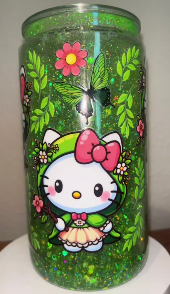 Image of Plasic snowglobe Hello Kitty fairy