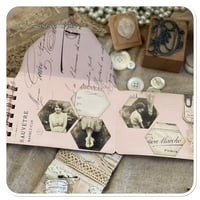 Image 10 of Vintage French envelope of lace samples and booklet