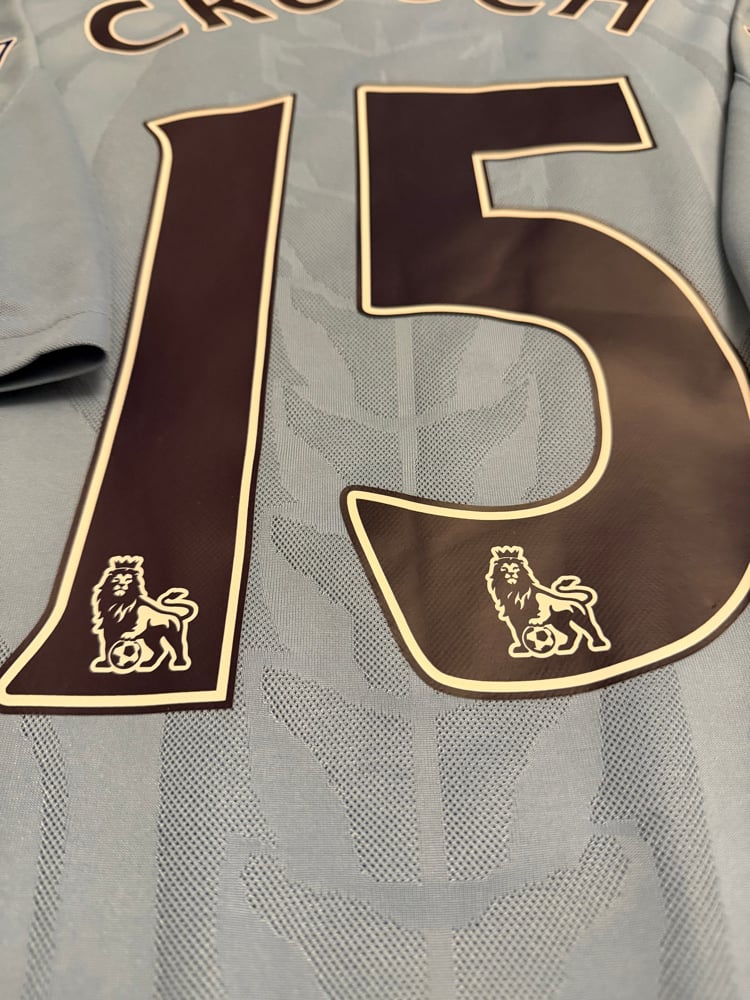 Image of PRE ORDER: Tottenham Hotspur “CROUCH 15” 2010/11 Away Shirt + PL patches (XL)