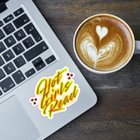 Image 4 of Hot Girls Read Sticker 