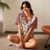 Tea for Two All-over print women’s short sleeve pajama top