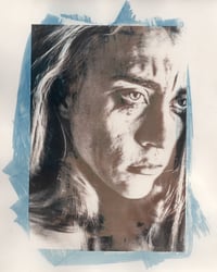 “Cry Baby” Cyanotype/Silver Gelatin Cross Print