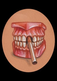 teeth postcard
