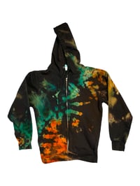 Image of Small Zip Up Lightning Reverse Hoodie