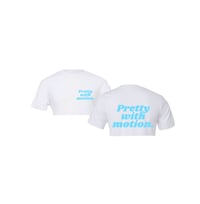Wh x Bl PWM Crop Tee