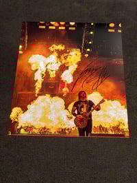 Image 2 of 11 by14 signed pryo photo from Aftershock festival!