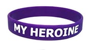Image of 'My Heroine' Silicone Wristband