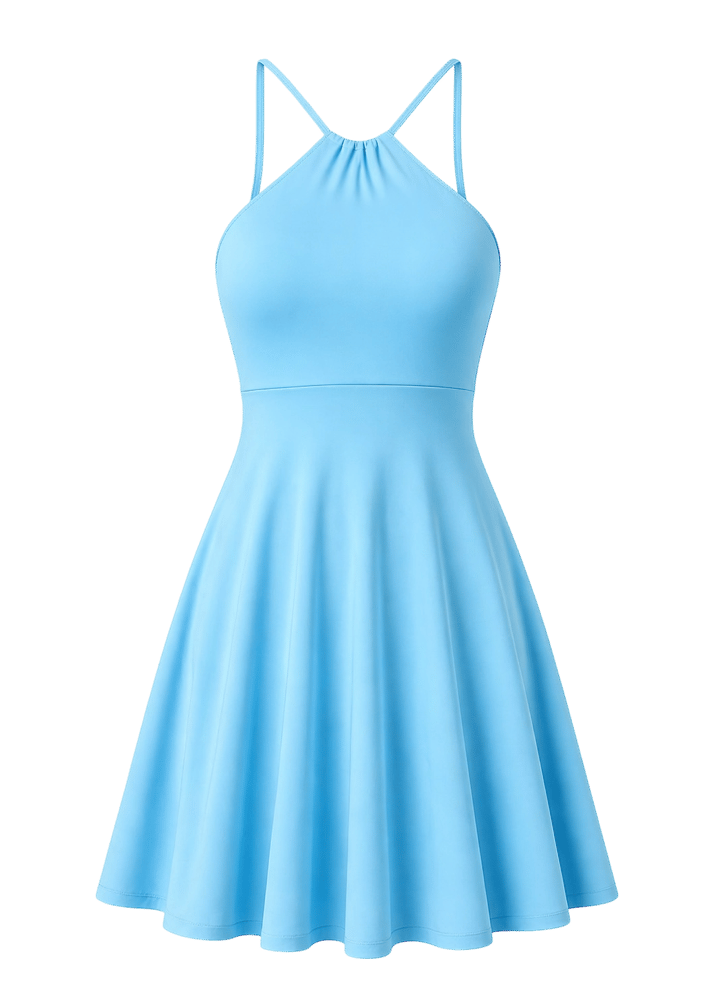 Image of Cloe Dress in Bayside Blue