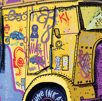 Image 3 of Mandalay Bus Print Limited Edition Digital Print