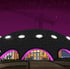 The Martian Embassy at night Limited Edition Digital Print Image 2
