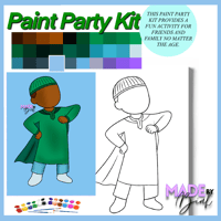 Image 1 of Zayd Paint party kit 