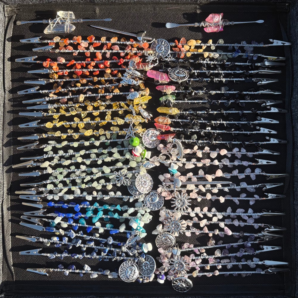 Image of crystal roach clips - many options 