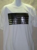Image of Black and Silver Flag Tee