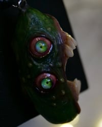 Image 20 of Mutant Pickle Pendant, big mouth, four eyes