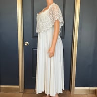 Image 3 of vintage pleated lace dress