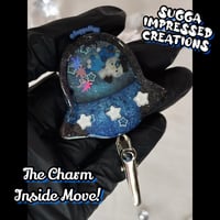 Image 1 of Blue Hello Kitty UFO Clip