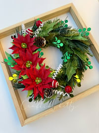 Image 1 of CHRISTMAS WREATH SVG + VIDEO TUTORIAL 