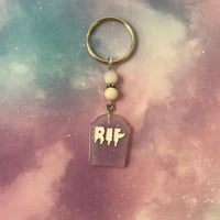 Image 4 of RIP Tombstone Keychain