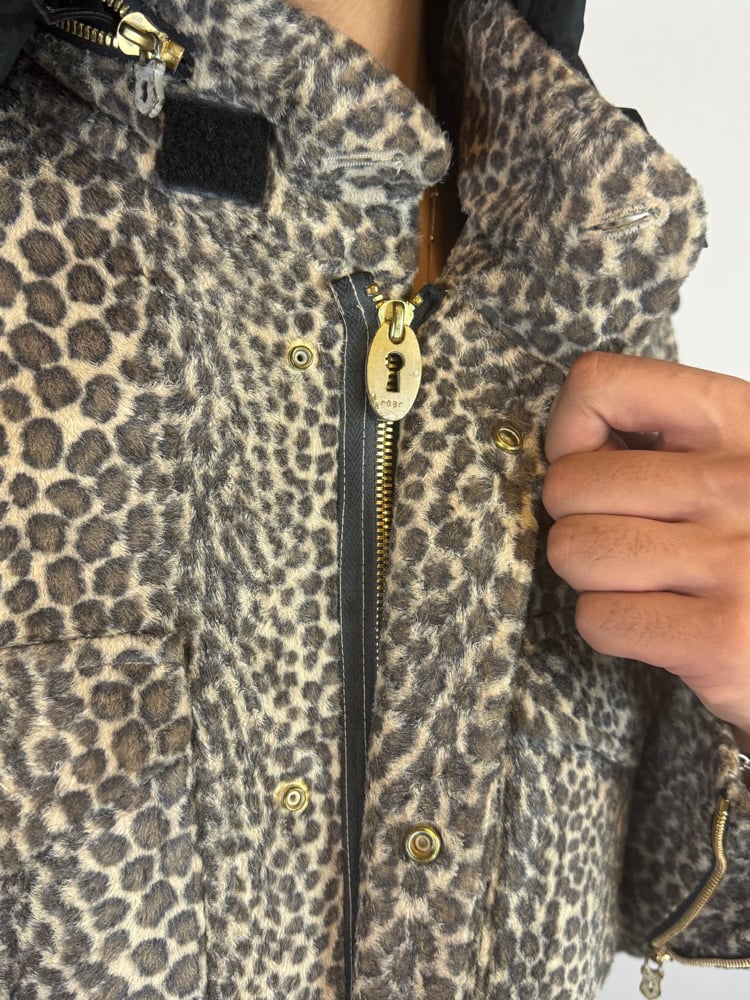 Image of Roar Short-Hair Leopard Jacket