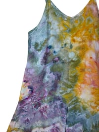 Image 4 of L Woven Wide-Leg Jumpsuit with Pockets in Appalachian Sunset Ice Dye