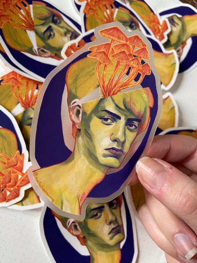 Tomorrow and back sticker