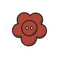 Image 5 of Die-cut sticker flower button 