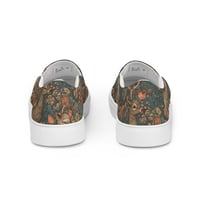 Image 3 of Boho Nature Cottagecore Inspired Deer in The Forest Women’s slip-on canvas shoes